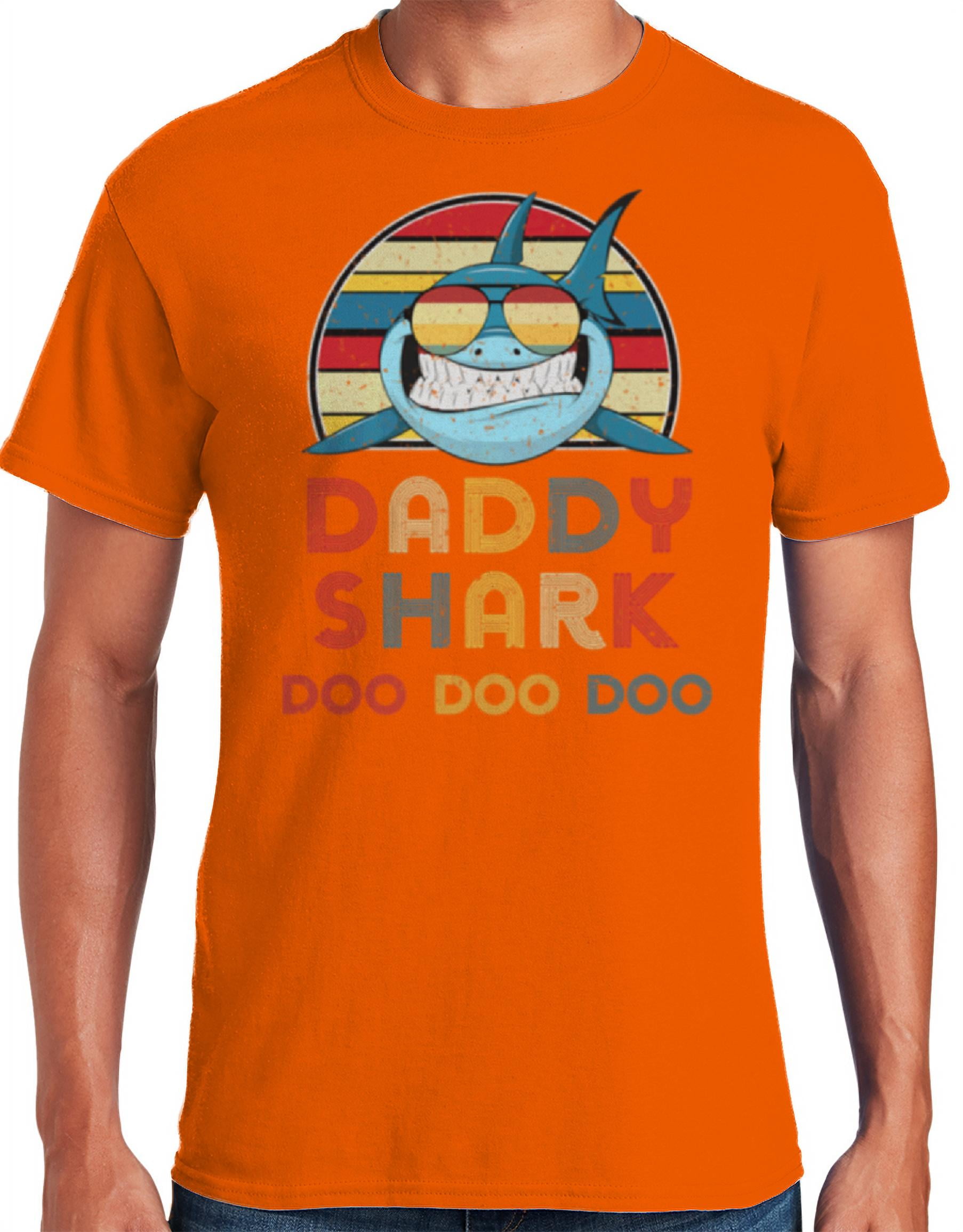 Mens Daddy Shark Doo Doo Vintage T-Shirt Mens Daddy Shark Doo Doo Vintage T-Shirt